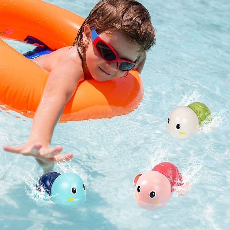 Brinquedo de Banho para Crianças Bichinhos Nadadores - Tartarugas, Sapinhos, Pinguins e Patinhos Criativaê