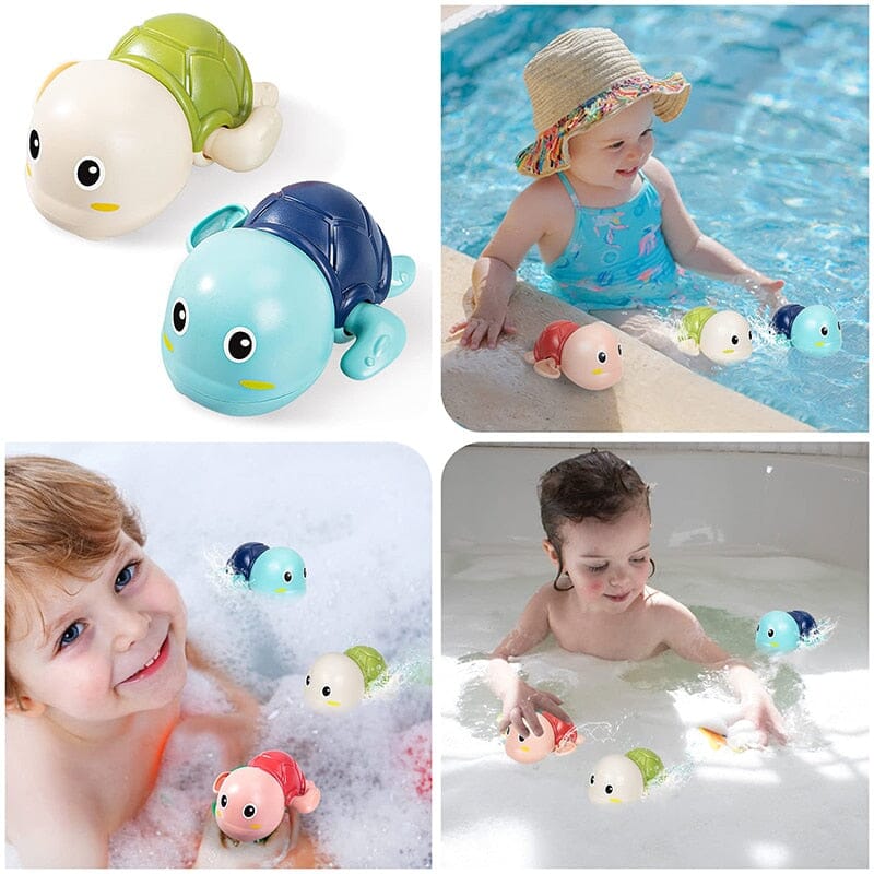 Brinquedo de Banho para Crianças Bichinhos Nadadores - Tartarugas, Sapinhos, Pinguins e Patinhos Criativaê