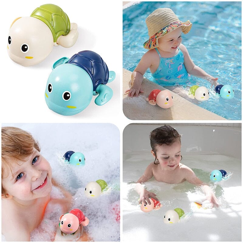 Brinquedo de Banho para Crianças Bichinhos Nadadores - Tartarugas, Sapinhos, Pinguins e Patinhos Criativaê 