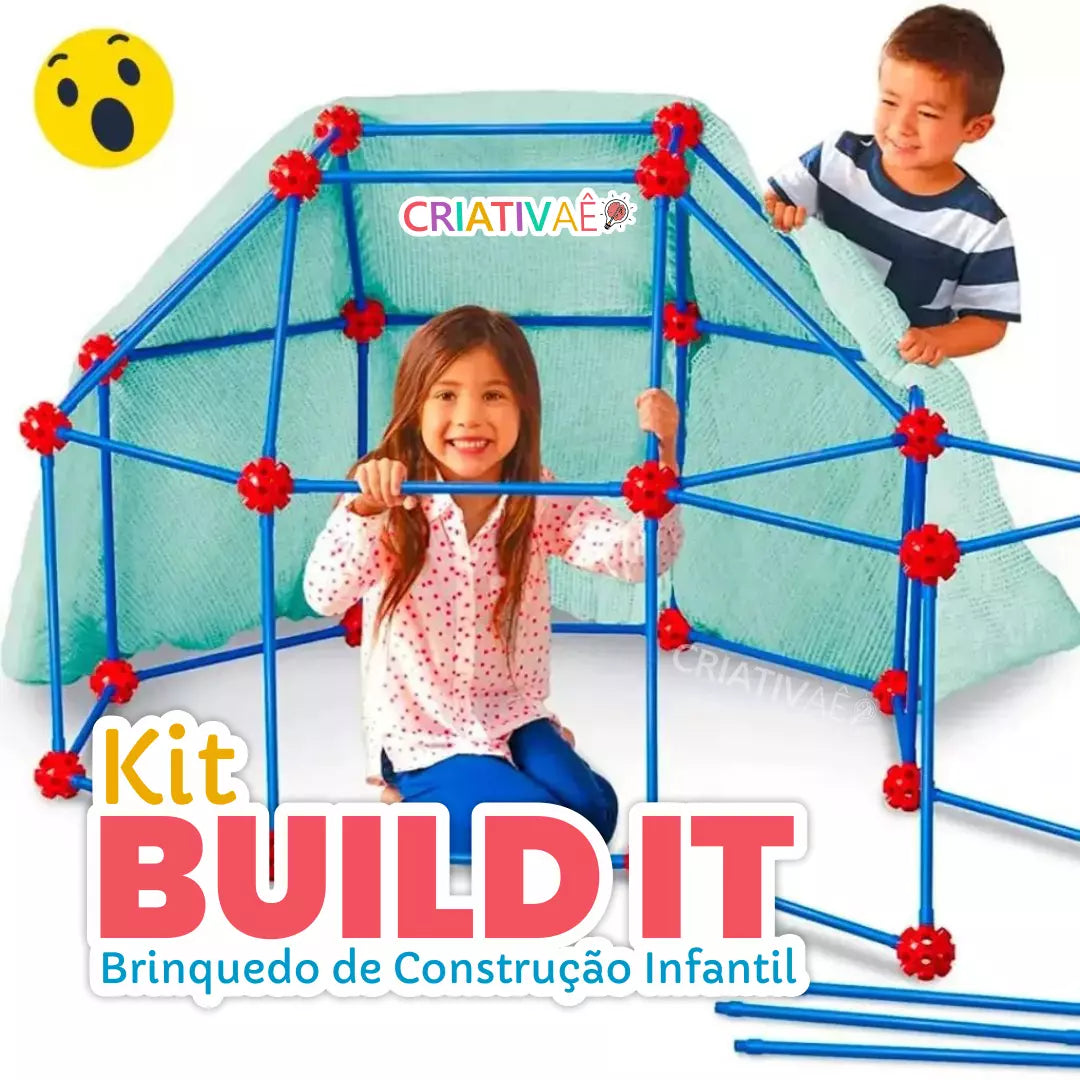 Build It- KIT de Construção Infantil Montessori Criativaê I&C 3 Criativaê