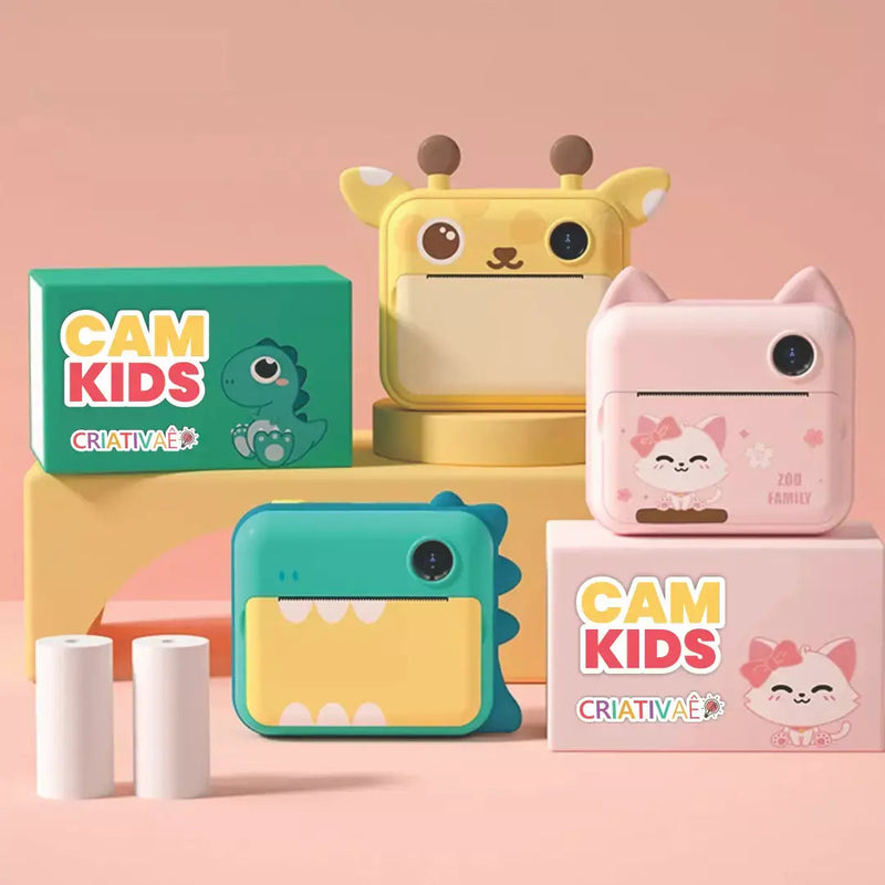 Cam Kids - Câmera Infantil de Impressão Instantânea Criativaê I&C 3 Criativaê 
