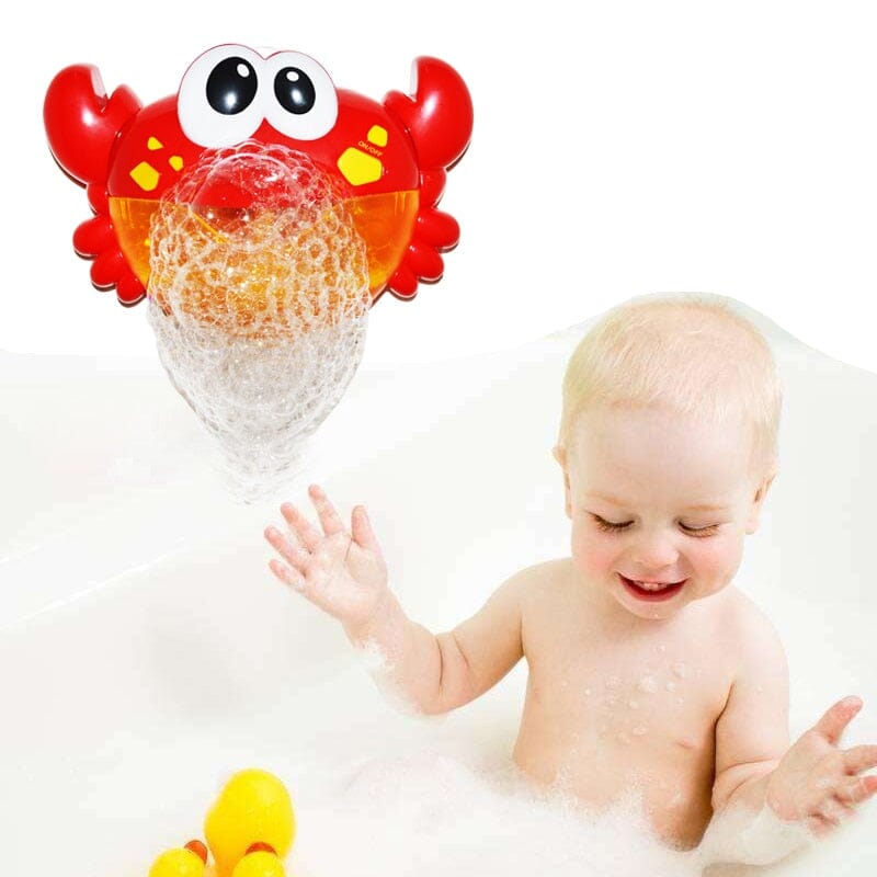 Caranguinho - Caranguejo solta bolhas banho divertido Criativaê