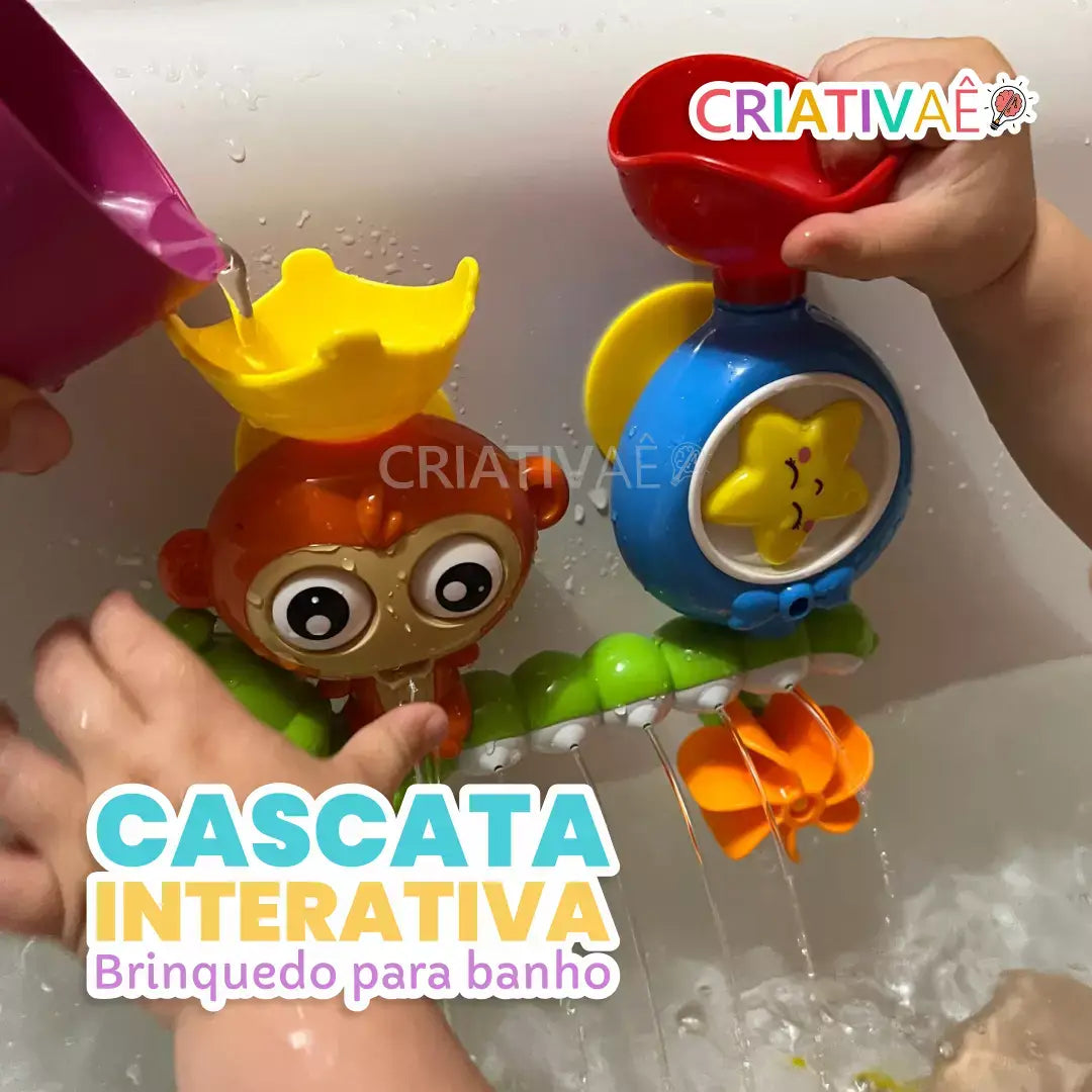 Cascata Interativa - Brinquedo de banho Criativo 0-2 Criativaê