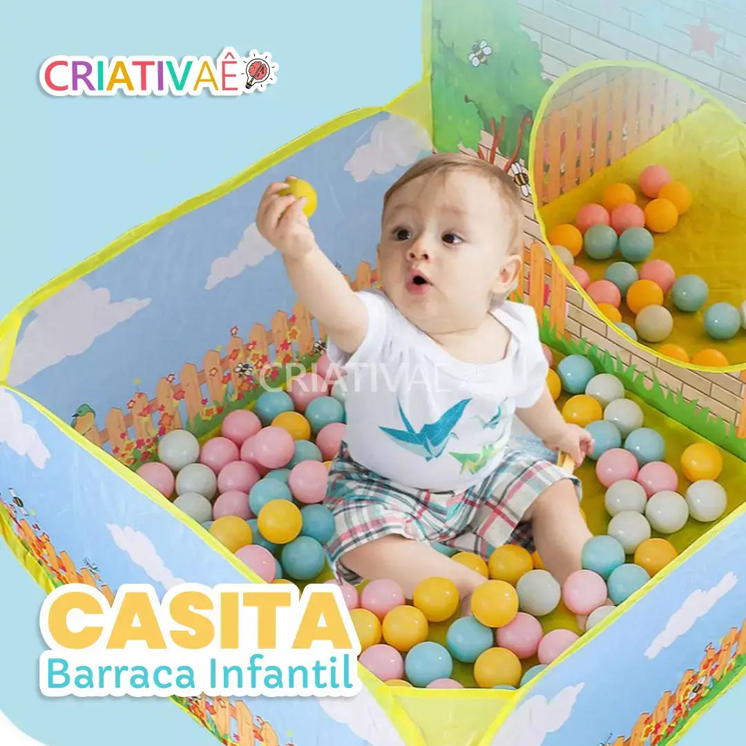 Casita - Barraca Temática Casa de Campo + Brinde Exclusivo 3+ Criativaê
