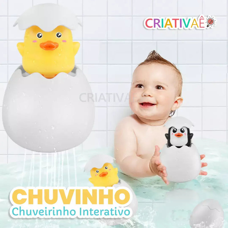 Chuvinho - Chuveiro Divertido Criativo para banho + Brinde Exclusivo 0-2 Criativaê 