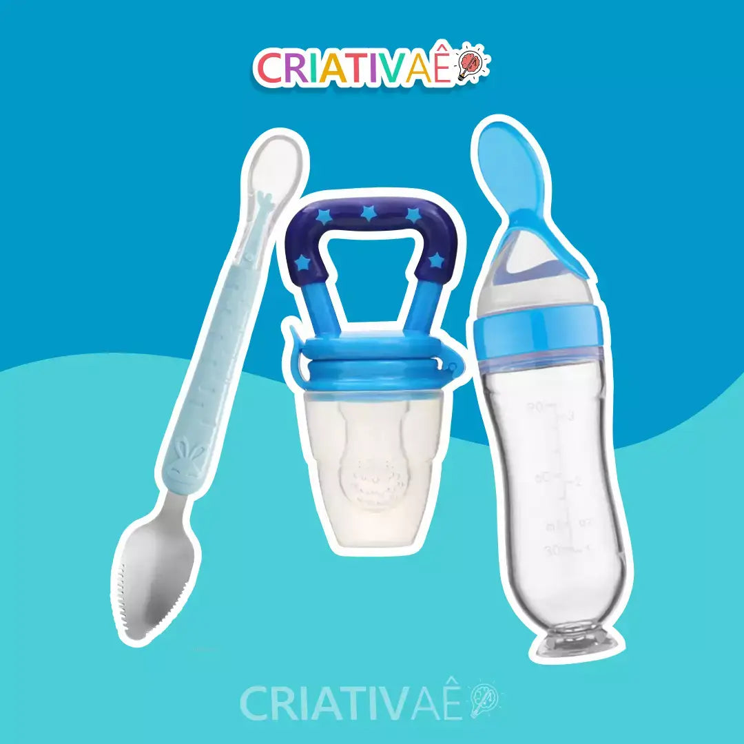 Combo Alimentadinho + Brinde Exclusivo 0-2 Criativaê Azul