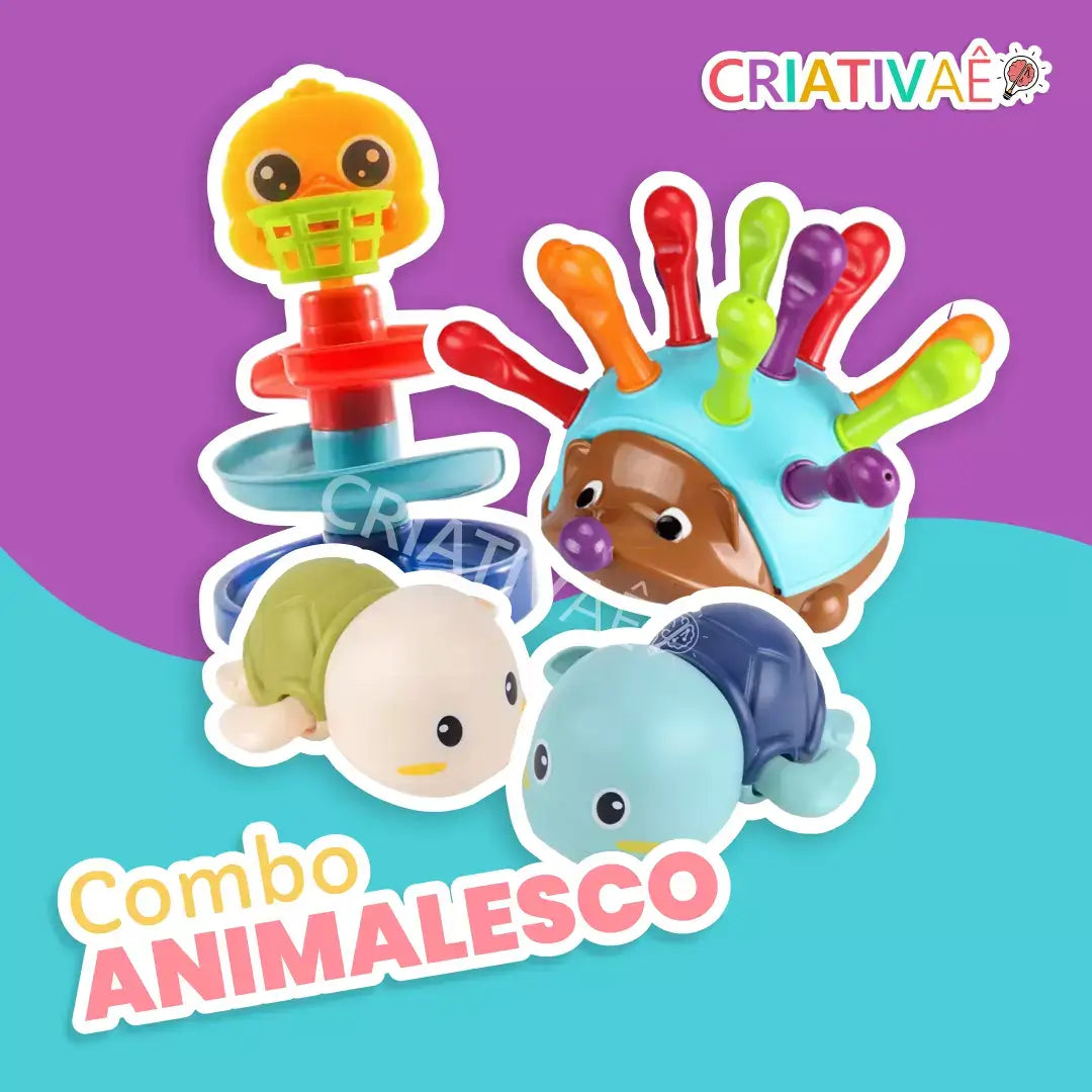 Combo Animalesco + Brinde Exclusivo 3+ Criativaê