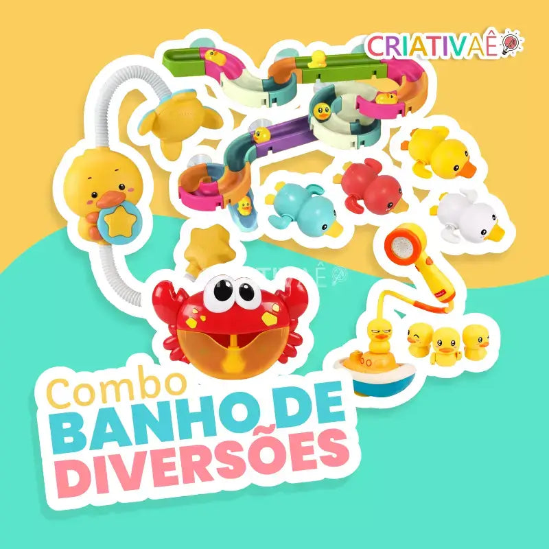 Combo Banho de Diversões + Brinde Exclusivo 0-2 Criativaê