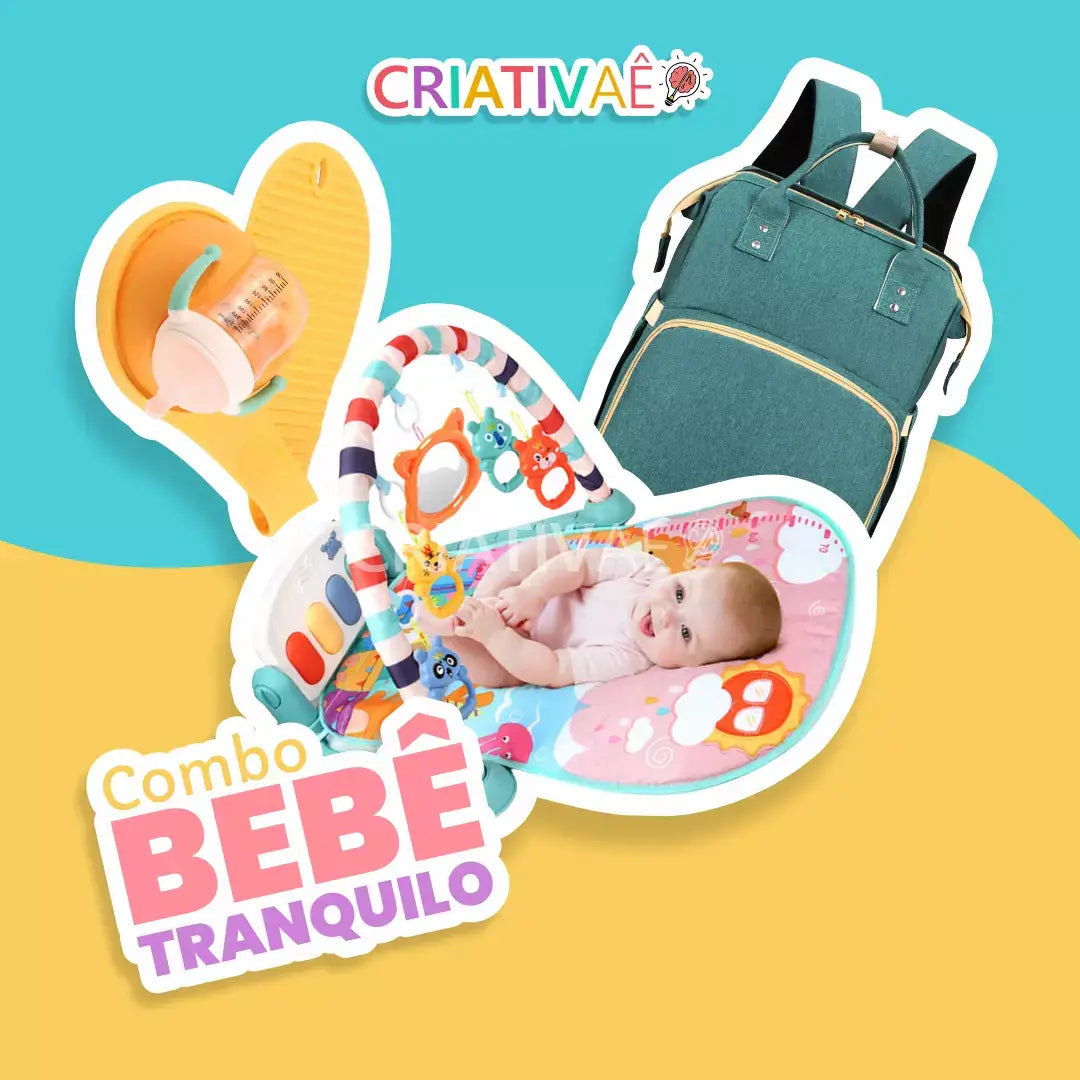 Combo Bebê Tranquilo + Brinde Exclusivo 0-2 Criativaê