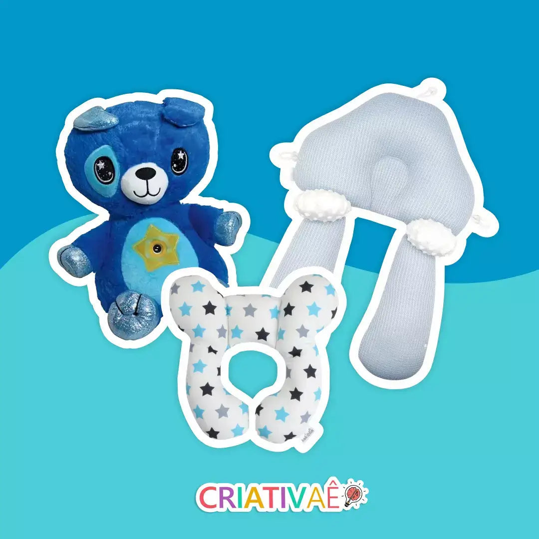 Combo Hora do Soninho + Brinde Exclusivo 0-2 Criativaê Azul