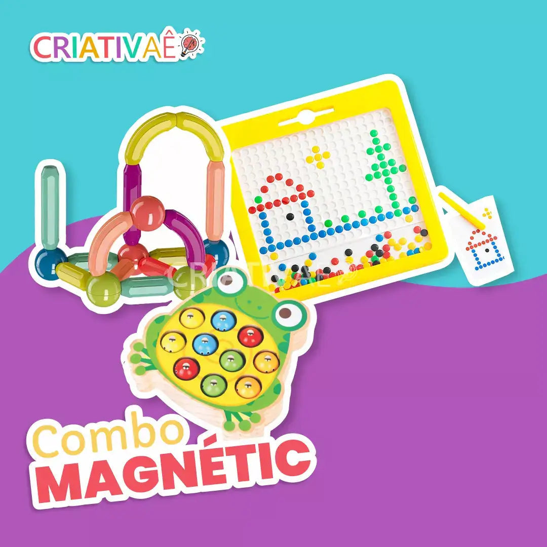 Combo Magnétic + Brinde Exclusivo 3+ Criativaê