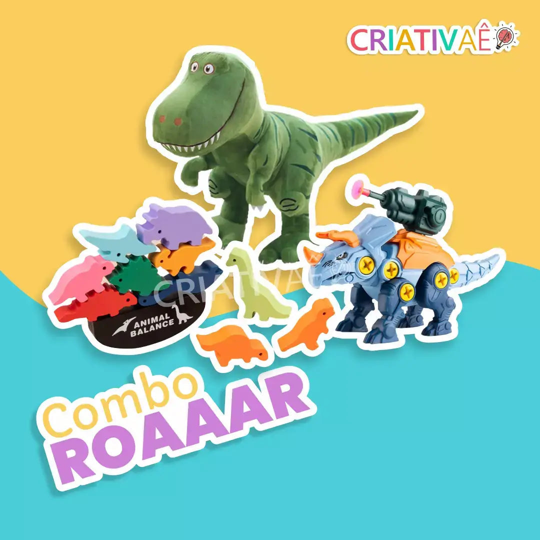 Combo Roaaar + Brinde Exclusivo 3+ Criativaê