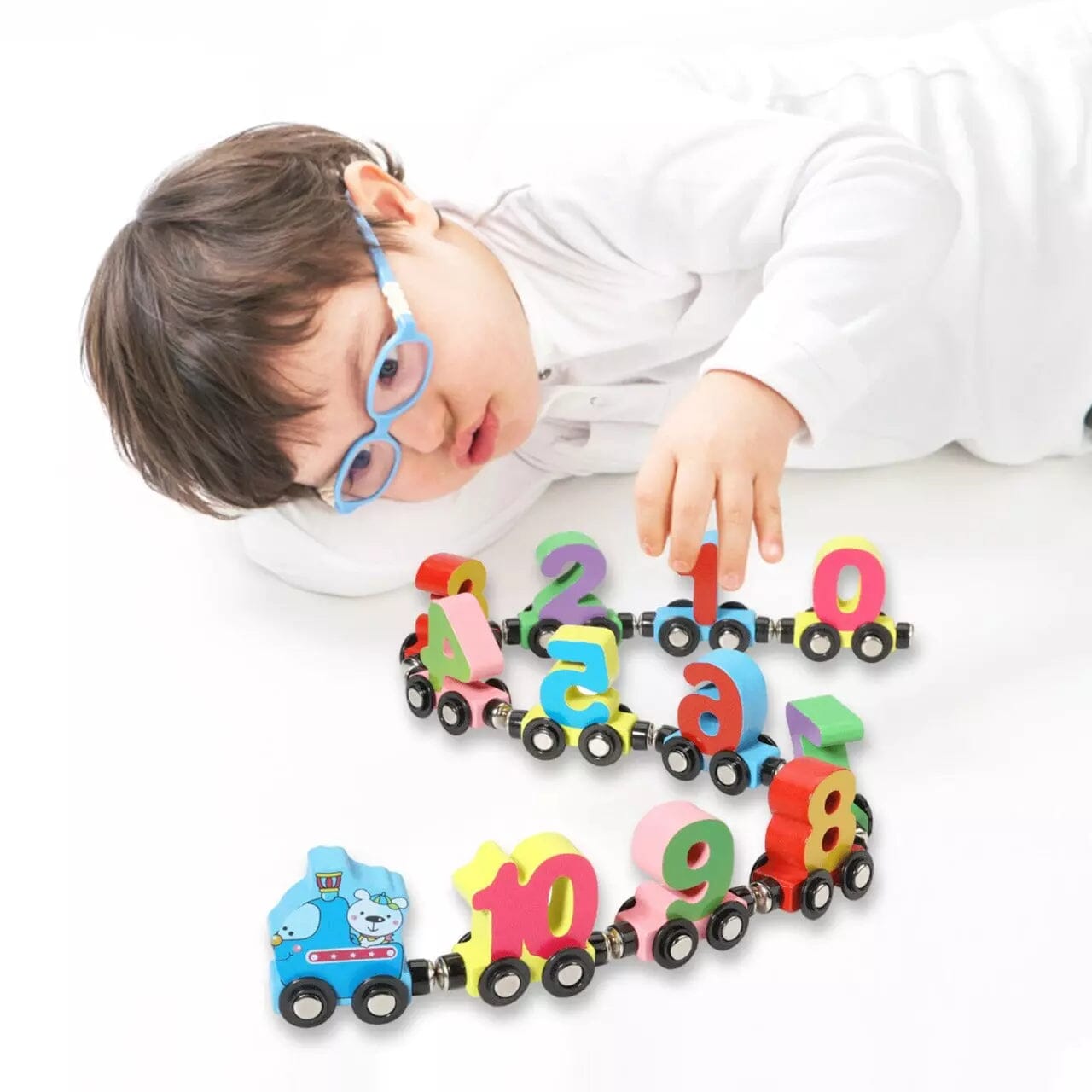 Conta Trem - KIT de Trens Magnéticos Educativos I&C 3 Criativaê