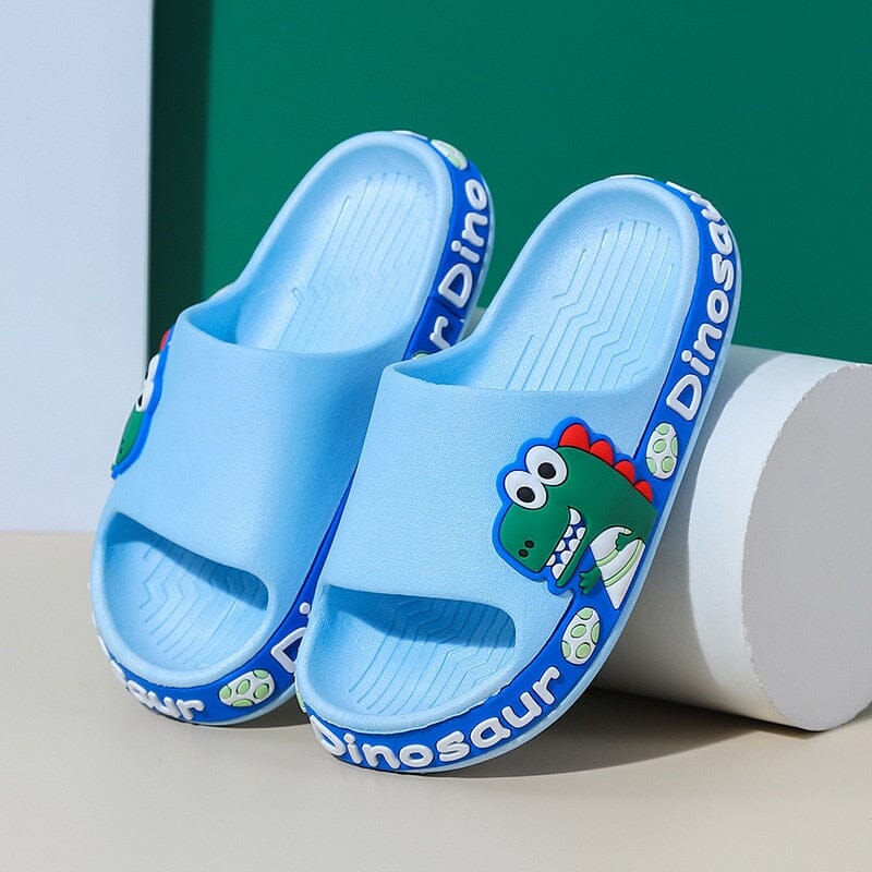 Dinossan - Sandália Slide Infantil Criativaê Azul 24-25 (16cm) 