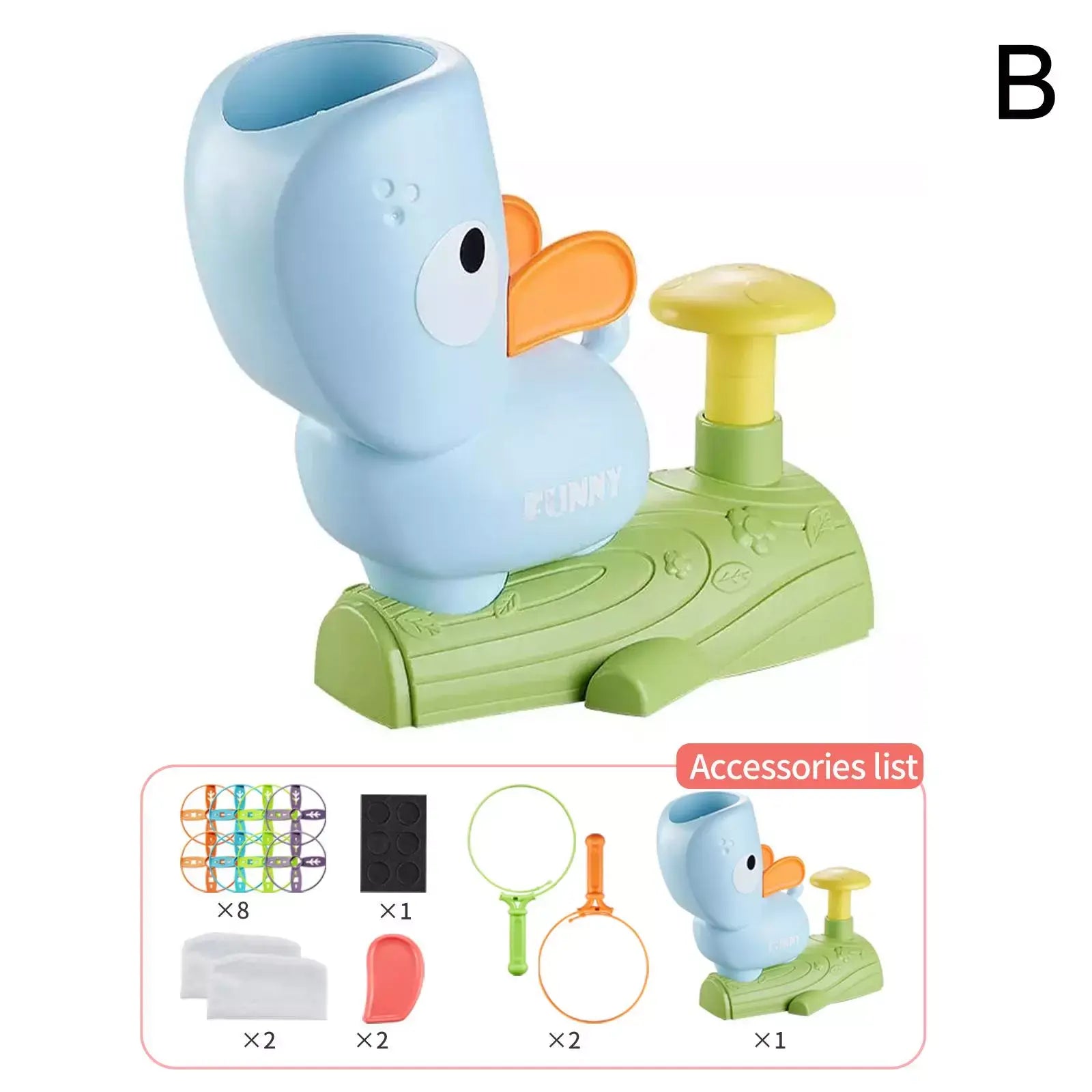 Disquitito - Lançador de Discos Infantil + Brinde Exclusivo 3+ Criativaê Azul