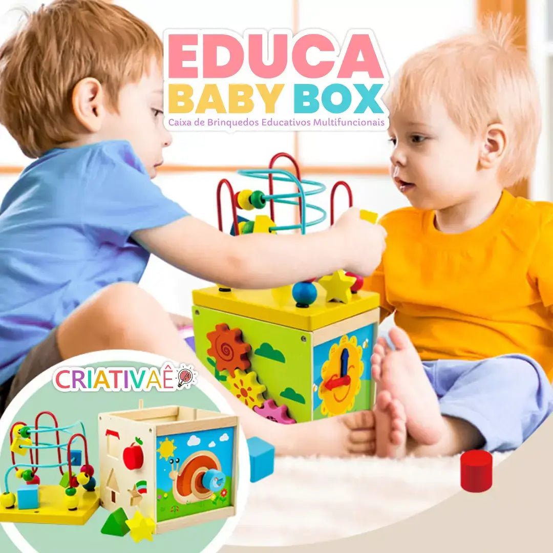 Kit De Brinquedos Educativos Infantil Para Bebês 1 Ano em Promoção