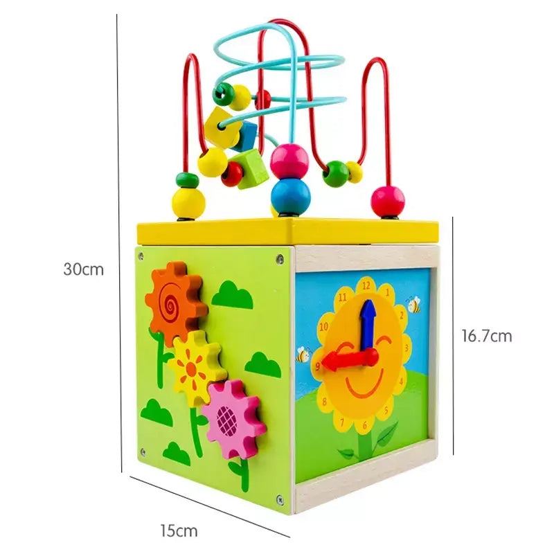 Educa Baby Box - Caixa de Brinquedos Educativos Multifuncionais 0-2 Criativaê Modelo 1 