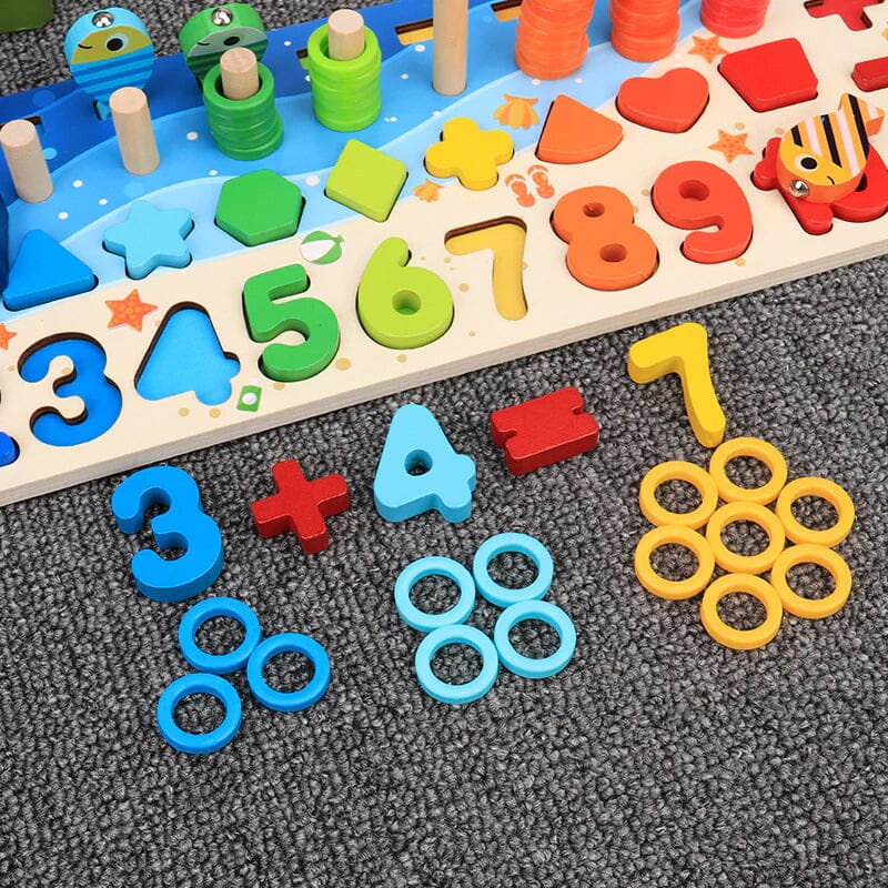 Educa Wood - Kit Educacional Montessori de Madeira I&C 3 Criativaê