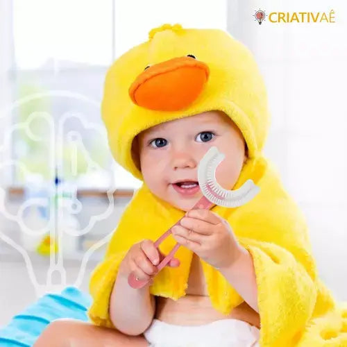 Escova de Dentes Infantil Easy Clean Kids 360° - Criativaê I&C 3 Criativaê 