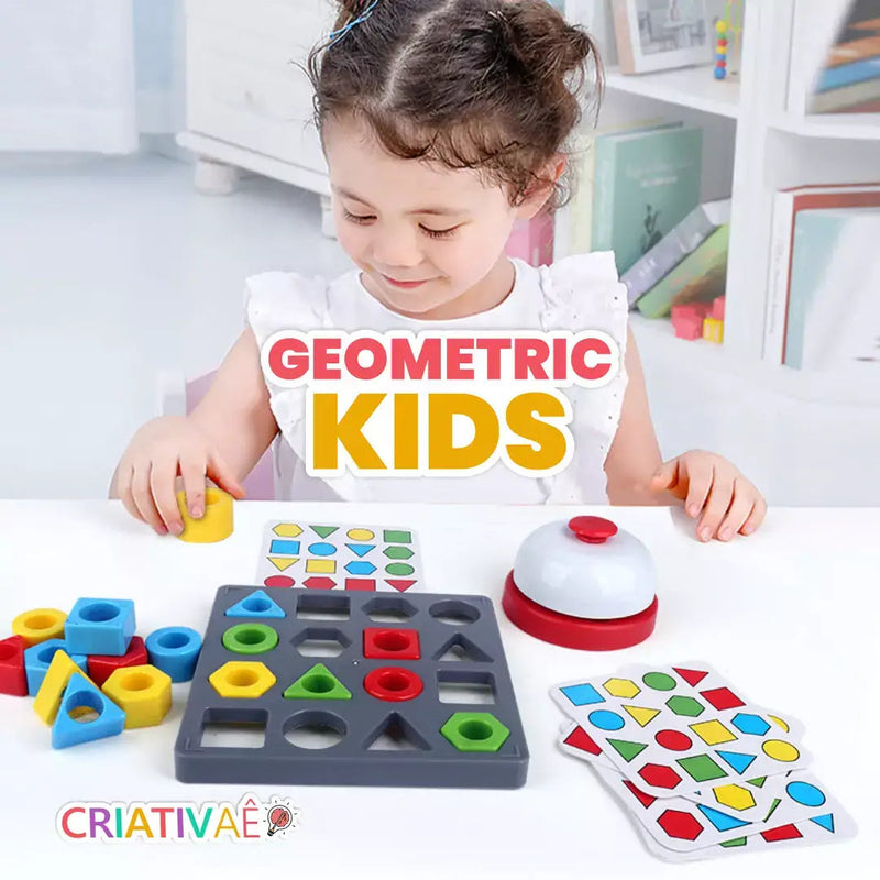 GEOMETRI KIDS™ Criativaê - Brinquedo Educativo de Formas Geométricas + Brinde Exclusivo I&C 3 Criativaê 