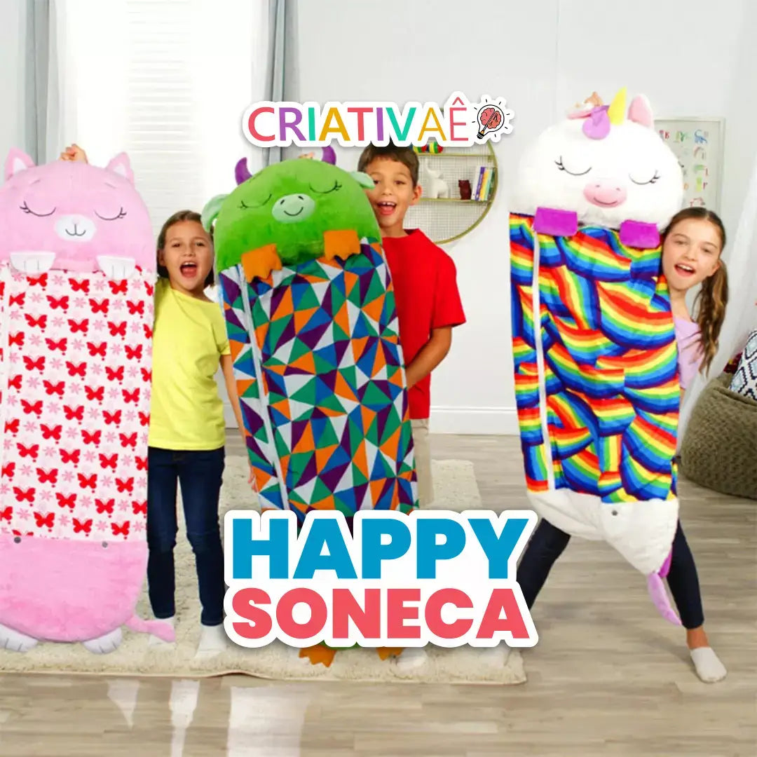 Happy Soneca - Saco de Dormir Infantil 3 em 1 Criativaê I&C 3 Criativaê