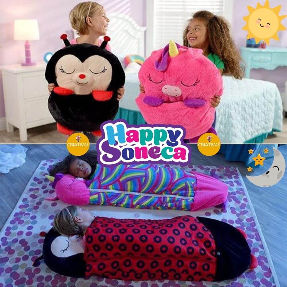 Happy Soneca - Saco de Dormir Infantil 3 em 1 Criativaê I&C 3 Criativaê