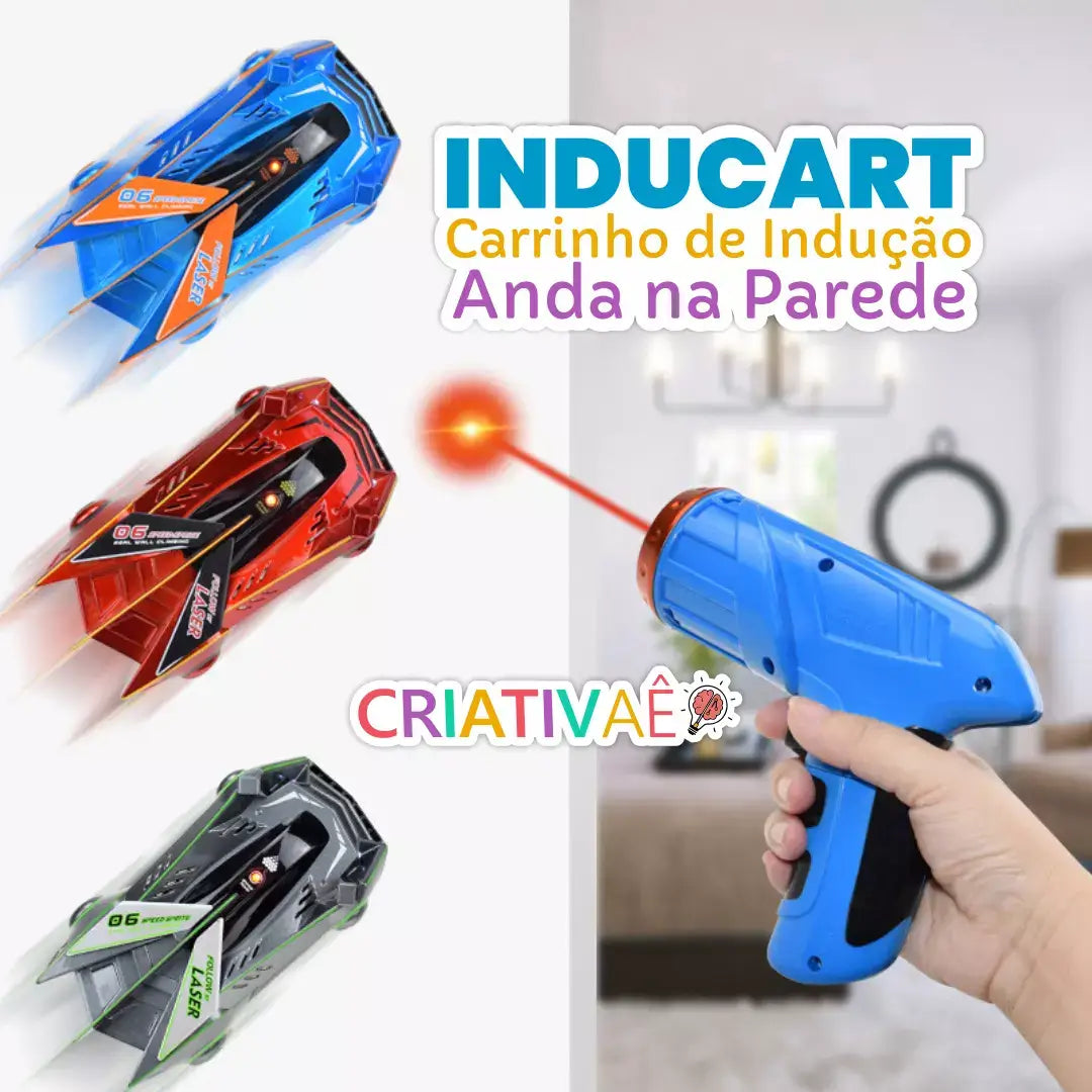 InduCart - Carrinho de Indução que anda na Parede + Brinde Exclusivo Criativaê