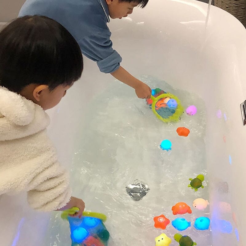 Kit Ácqua Brilho - Kit de brinquedos que brilham + Redinha Criativaê