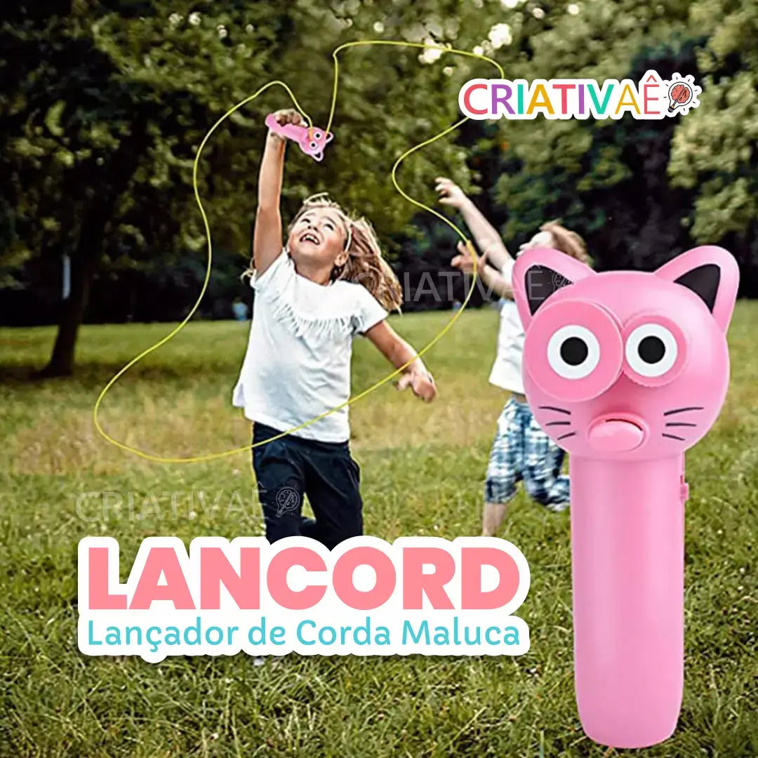 Lancord - Lançador de Corda Maluca + Brinde Exclusivo 3+ Criativaê
