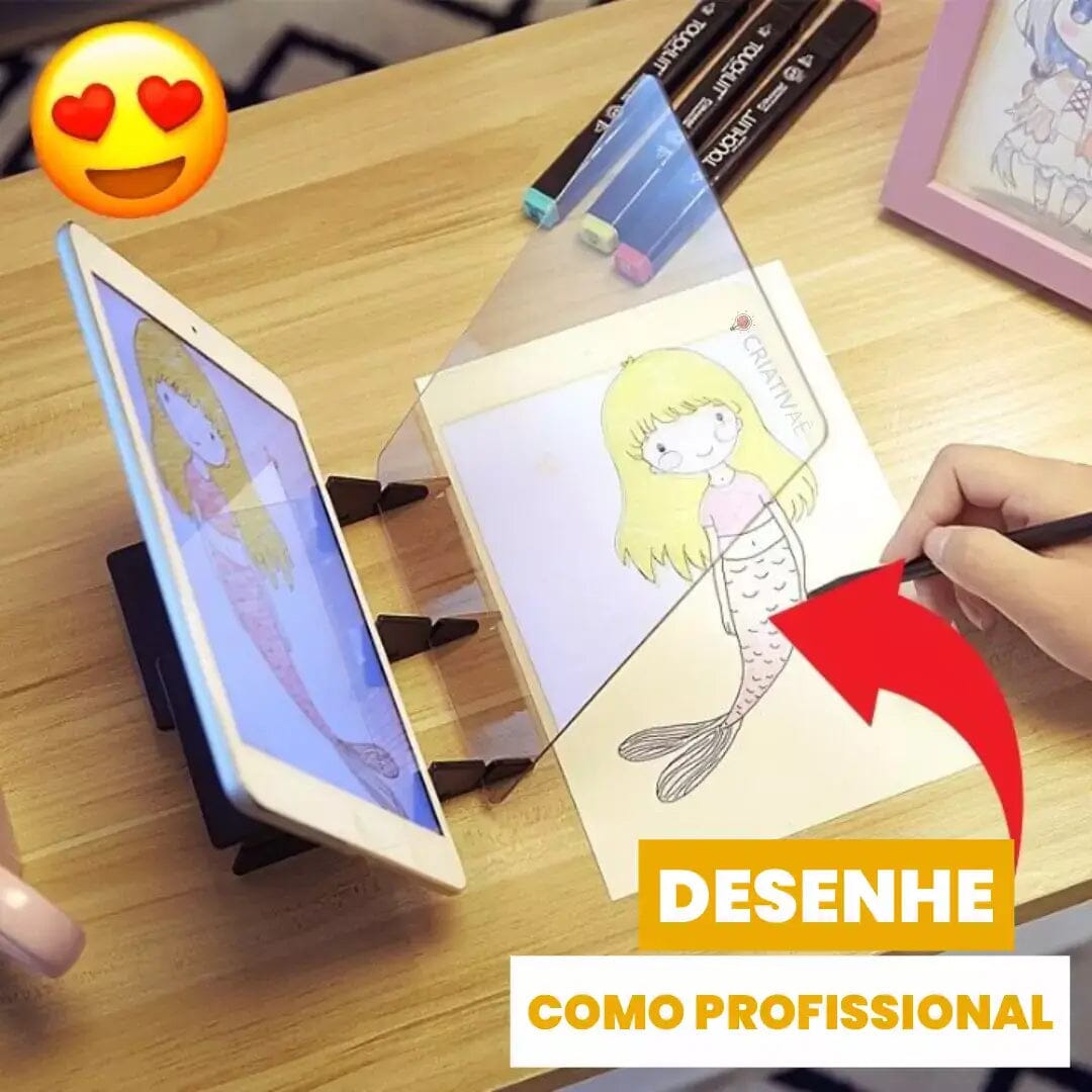 Lens Art - Lente Óptica Ampliadora de Desenhos I&C 3 Criativaê