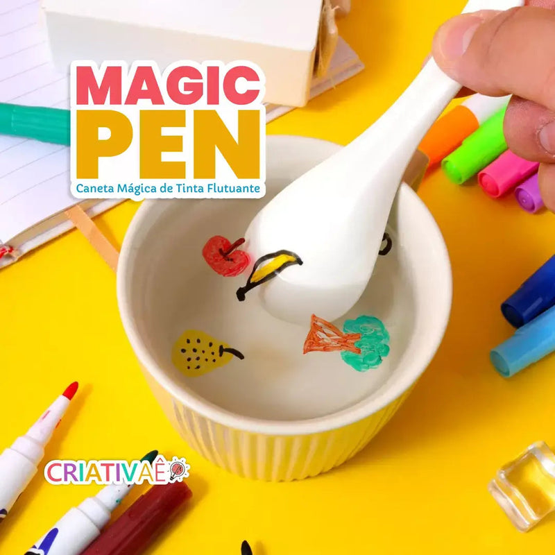 Magic Pen - Caneta Mágica de Tinta Flutuante I&C 3 Criativaê 