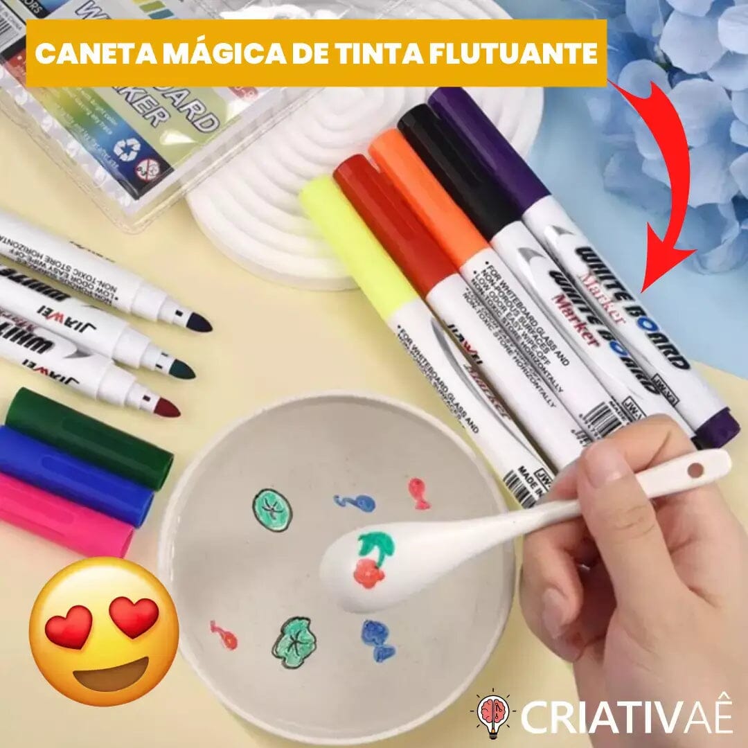 Magic Pen - Caneta Mágica de Tinta Flutuante I&C 3 Criativaê