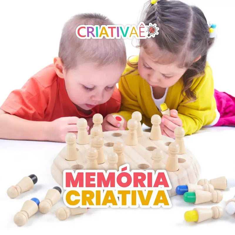 Memória Criativa - Jogo da Memória Estratégico Cognitivo + Brinde Criativaê 