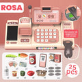Mercaditto - Caixa de Supermercado de Brinquedo Criativaê Rosa 
