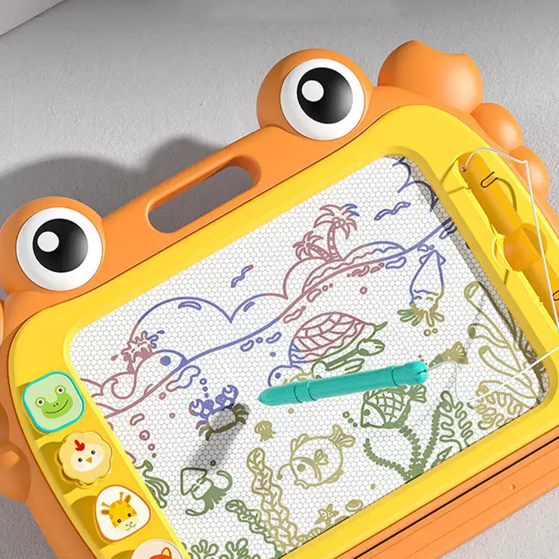 Mezita - Mesa de Desenhos Infantil + Brinde Exclusivo Criativaê Caranguejo Laranja