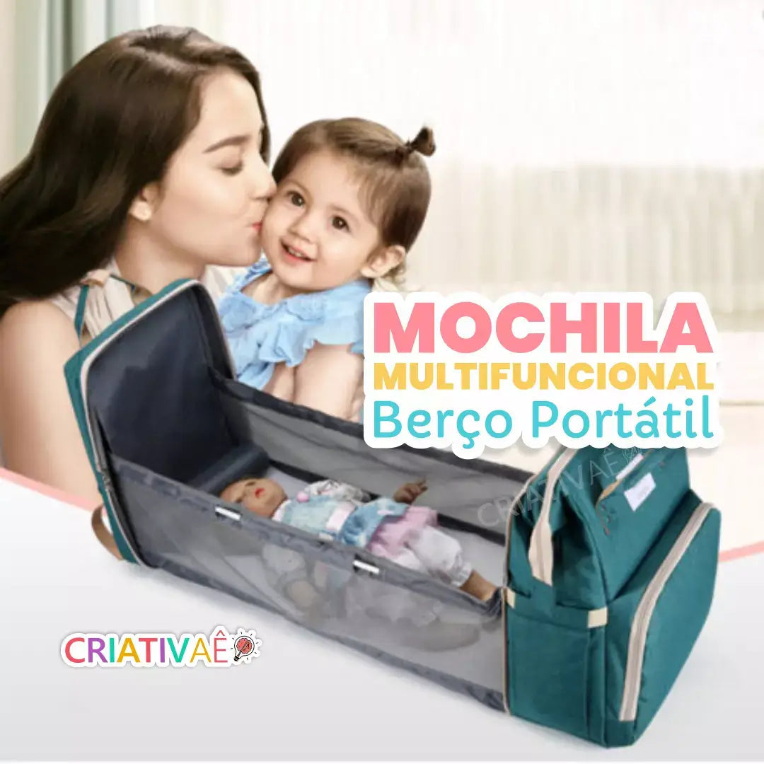 Mochila Multifuncional Berço Portátil I&C 3 Criativaê