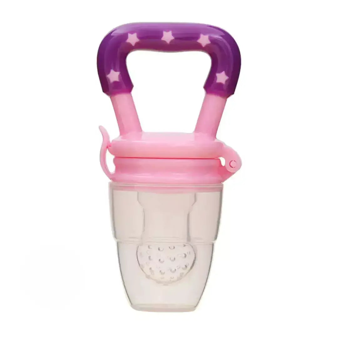 Nutri Baby - Chupeta Alimentadora para Introdução Alimentar I&C 3 Criativaê ROSA COM ROXO P
