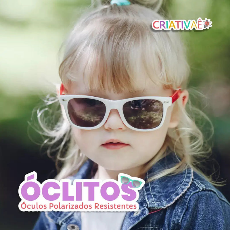 Óclitos - Óculos Polarizados Resistentes + Brinde Exclusivo 3+ Criativaê 