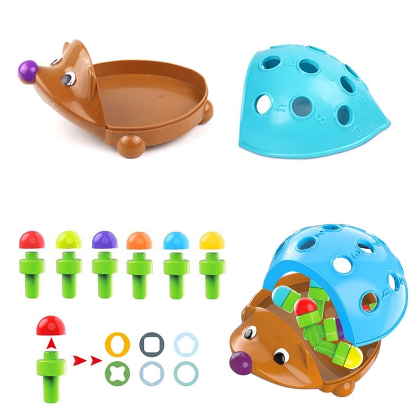 Ouriço Montessori de Treinamento Sensorial Criativaê