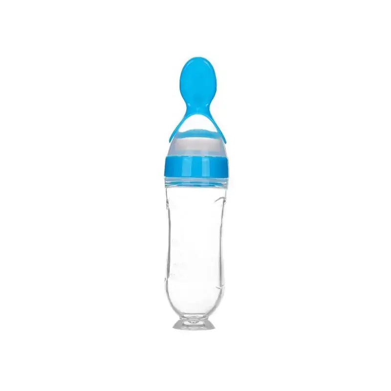 Papa Baby - Mamadeira com Colher Alimentadora 0-2 Criativaê Azul