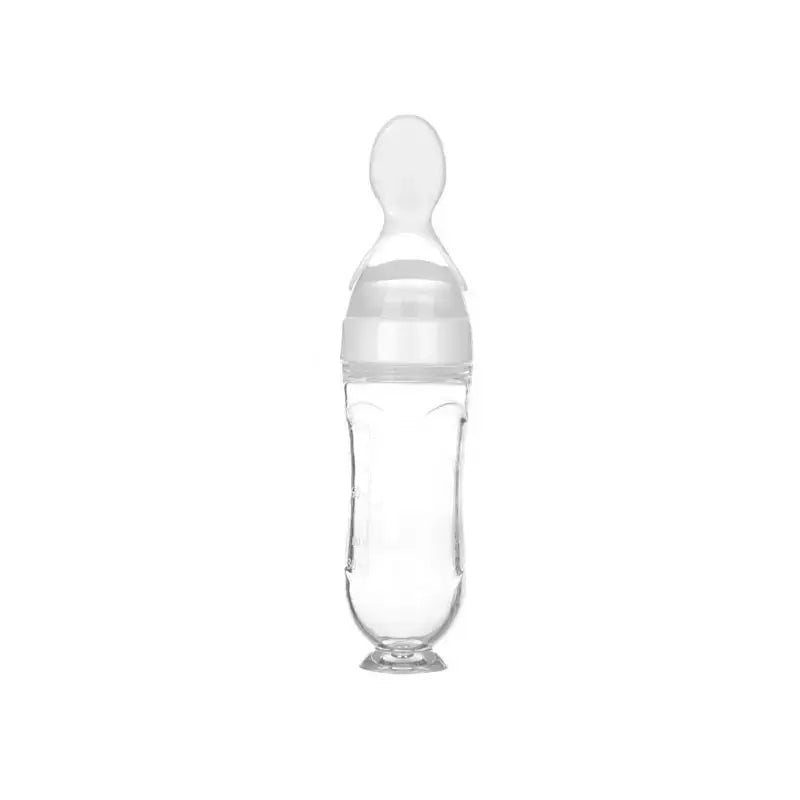 Papa Baby - Mamadeira com Colher Alimentadora 0-2 Criativaê Branco