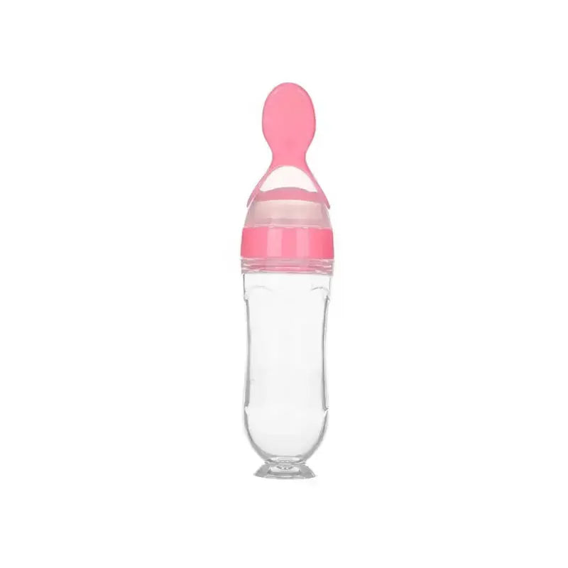 Papa Baby - Mamadeira com Colher Alimentadora 0-2 Criativaê Rosa