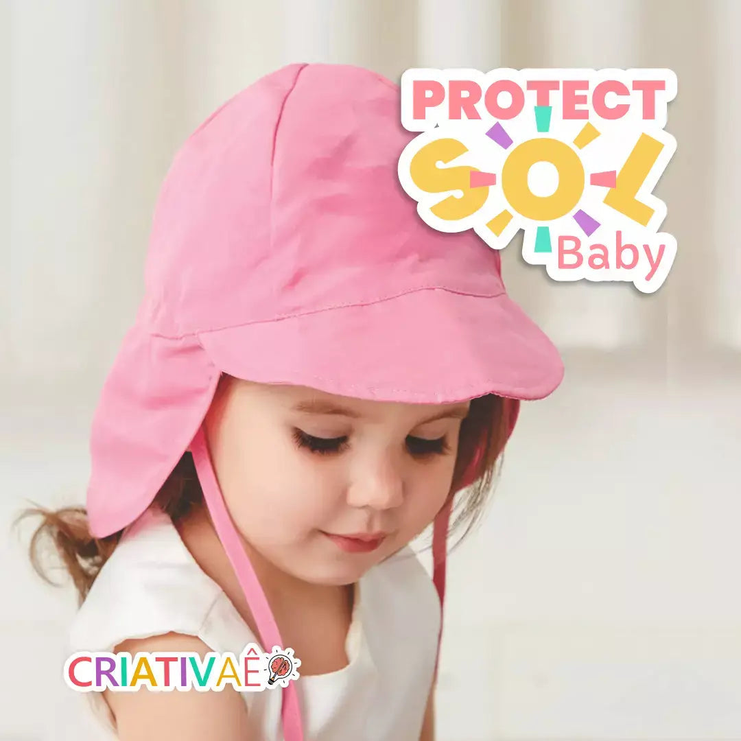 Protect Sol Baby - Chapéu Protetor para Sol + Brinde Exclusivo Criativaê