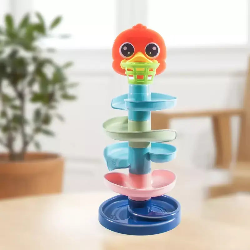 Rampatin - Torre Espiral Montessori + Brinde Exclusivo Criativaê 2 (4 andares)