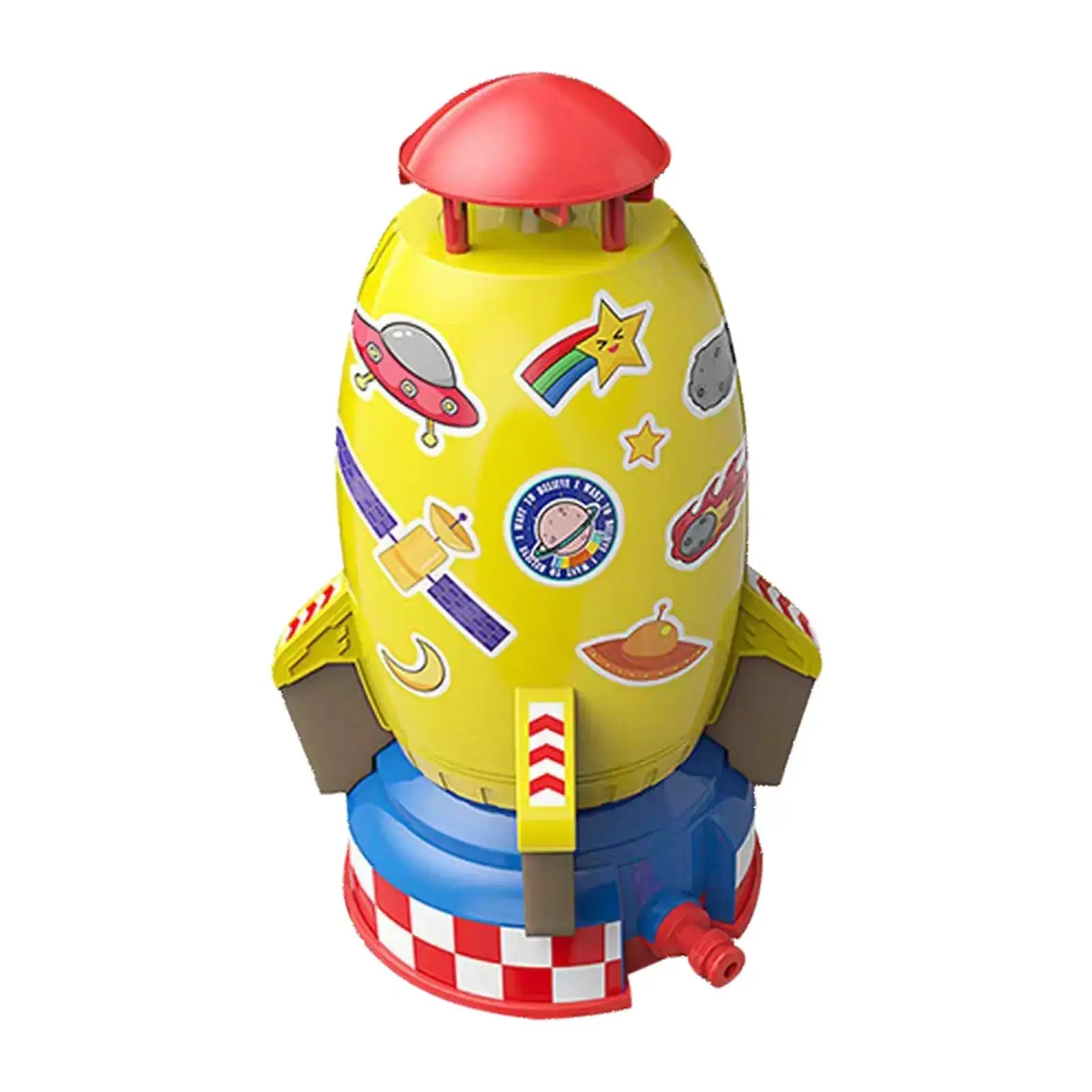 Rocket Ácqua - Foguete Aspersor de Água + Brinde Exclusivo 3+ Criativaê Amarelo