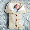 Saco de Dormir Bebê em Tricot Ultra Confort I&C 3 Criativaê Bege 68cm x 40cm 
