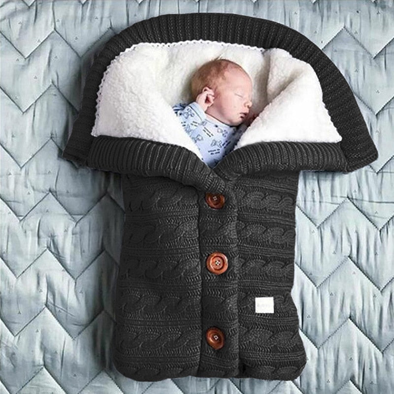 Saco de Dormir Bebê em Tricot Ultra Confort I&C 3 Criativaê Coffee 68cm x 40cm 