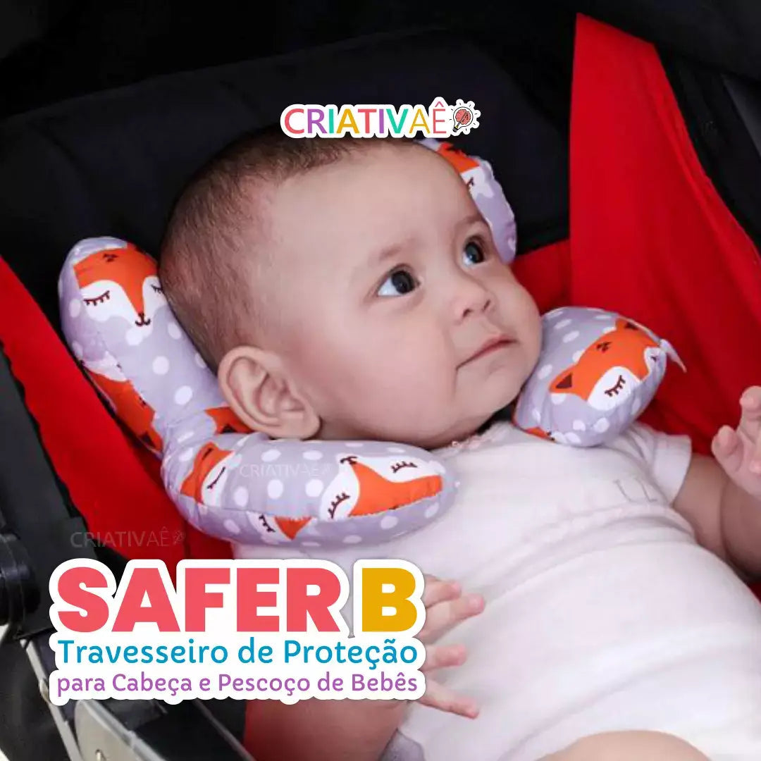 Safer B - travesseiro de Proteção para Cabeça e Pescoço de Bebês