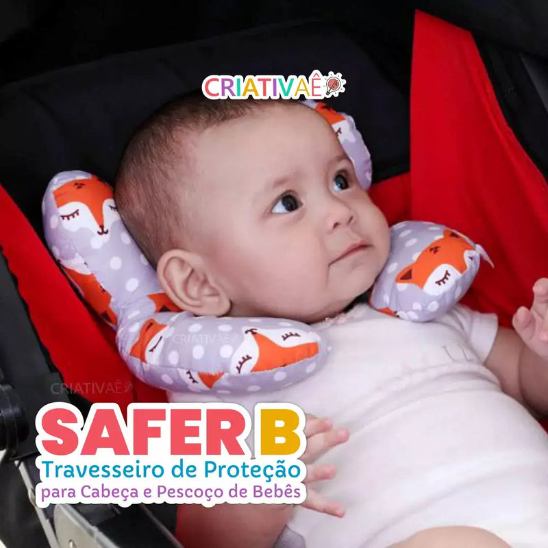 Safer B - travesseiro de Proteção para Cabeça e Pescoço de Bebês I&C 3 Criativaê 