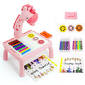 Table Kids - Mesa de Desenhos Interativos Infantil + Brinde Exclusivo I&C 3 Criativaê Girafa Rosa 